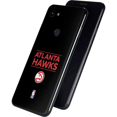 NBA Atlanta Hawks Standard - Black Google Pixel 3a XL Skin